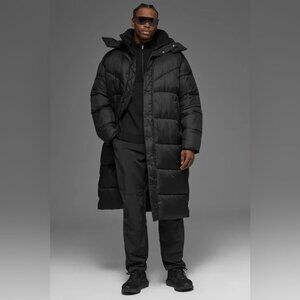 NEW ALO Gold Rush Puffer Trench Long Coat Jacket | US M Unisex